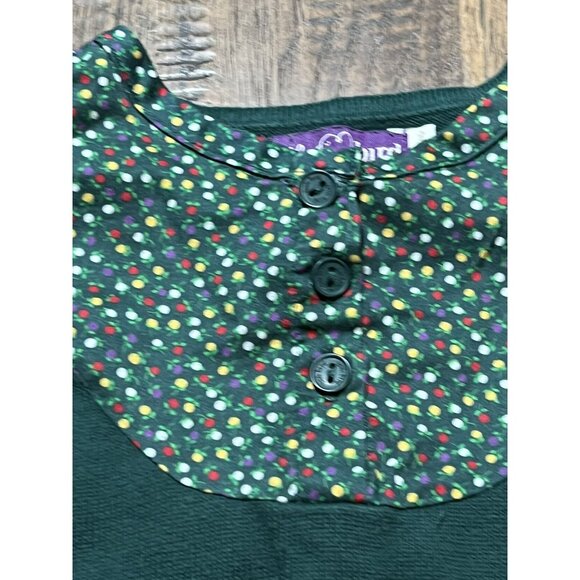 Little Bird By Jools Green Floral Cardigan 12-18 - Picture 4 of 7